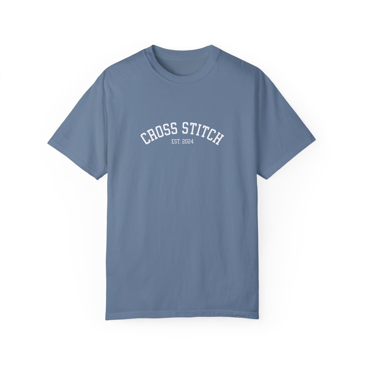Cross Stitch Est. Custom Date | T-Shirt