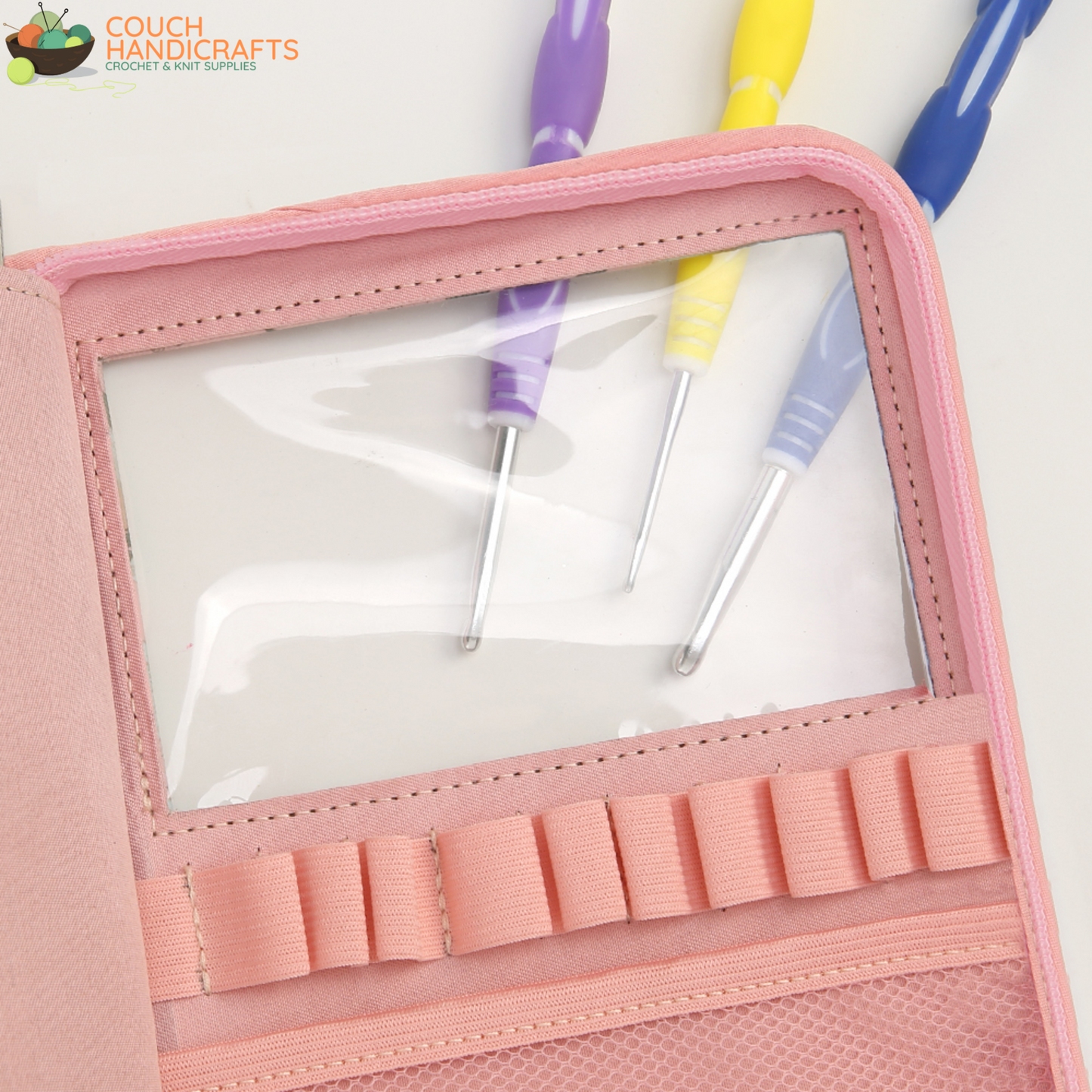 60pcs Crochet Kit with Case - Couch Handicrafts