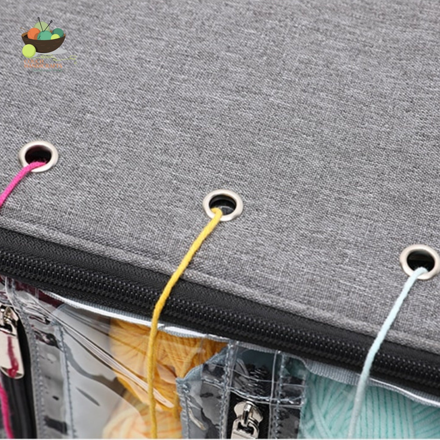 Yarn Bag Knitting and Crochet Yarn Storage Organizer and Dispenser Gift for Knitter