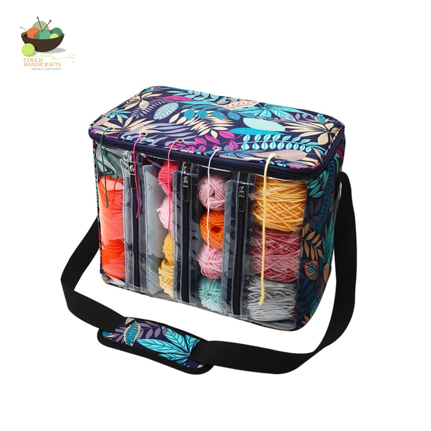 Yarn Bag Knitting and Crochet Yarn Storage Organizer and Dispenser Gift for Knitter