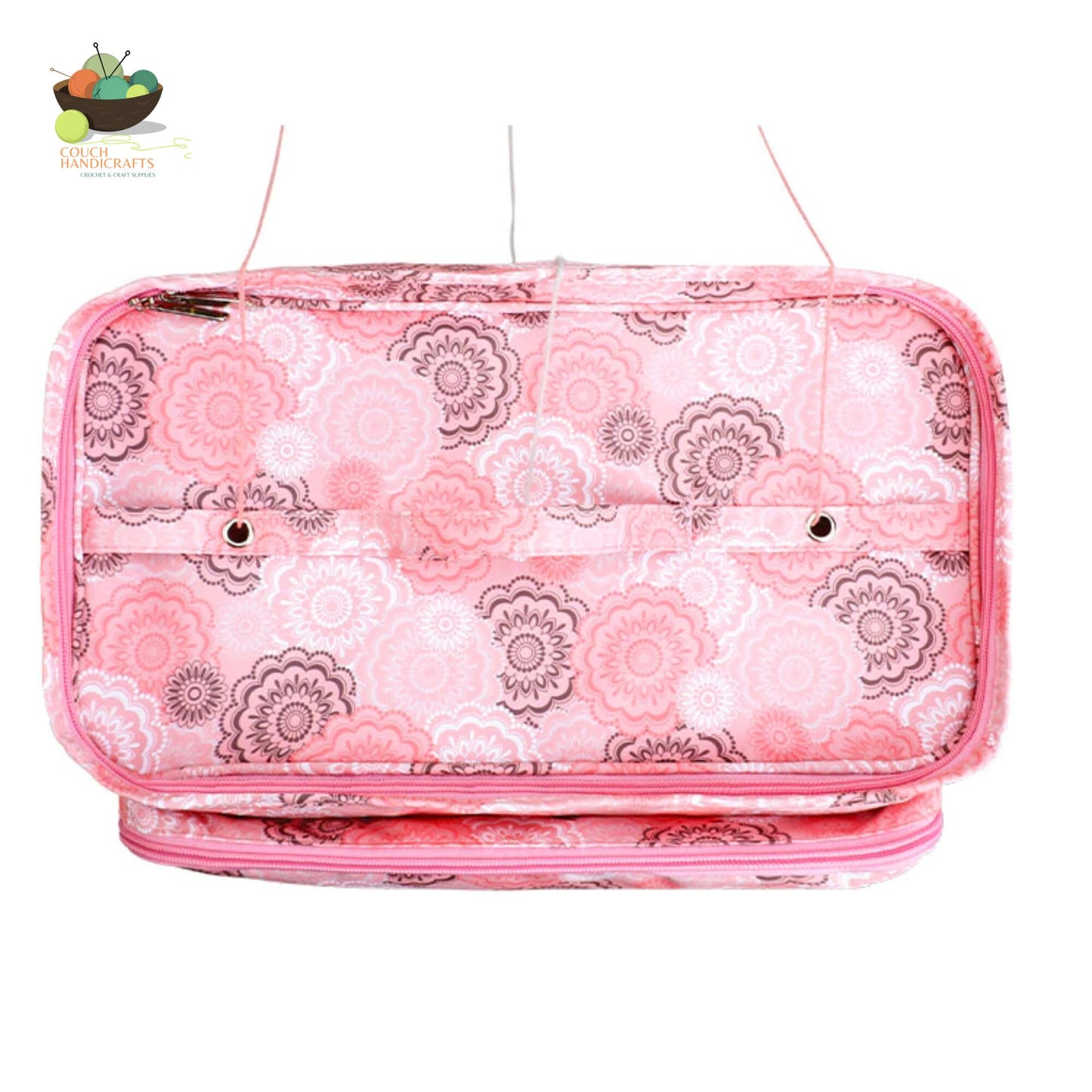 Yarn Storage Bag with Zipper and Front Pocket