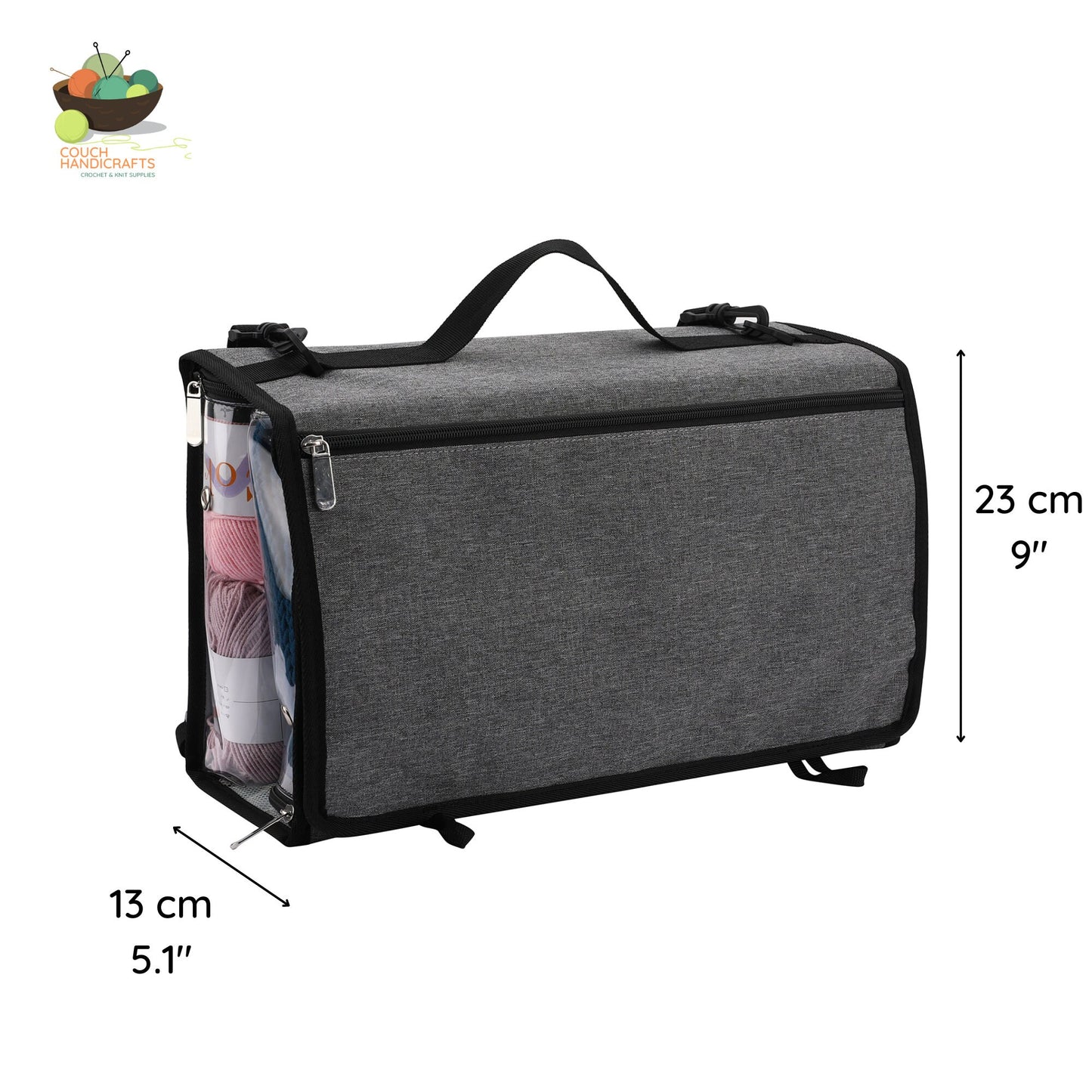 Yarn Wall Hanging Storage, Holder, Protector and Foldable Organiser for Crochet and Knitting