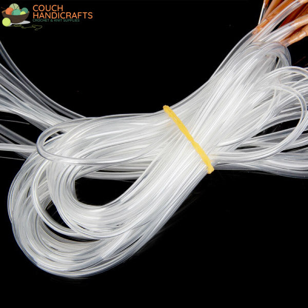 Tunisian Crochet Hooks - Clear Cable (3-10mm) - Couch Handicrafts