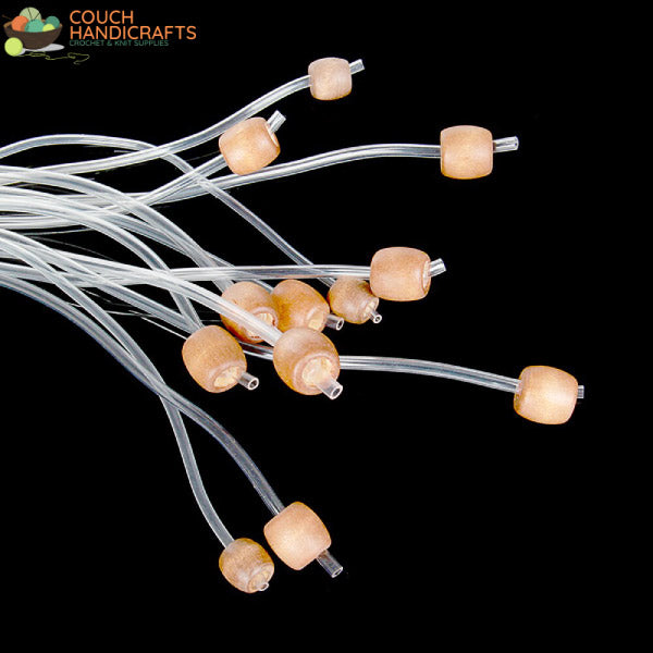 Tunisian Crochet Hooks - Clear Cable (3-10mm) - Couch Handicrafts