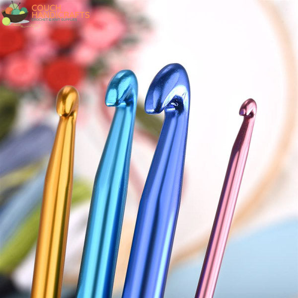 Metal Crochet Hook Set (0.6-8mm) - Couch Handicrafts