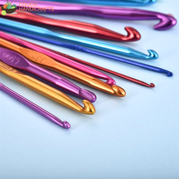 Metal Crochet Hook Set (0.6-8mm) - Couch Handicrafts