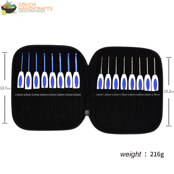 Baroque Blue Bag Set (1-6mm) - Couch Handicrafts