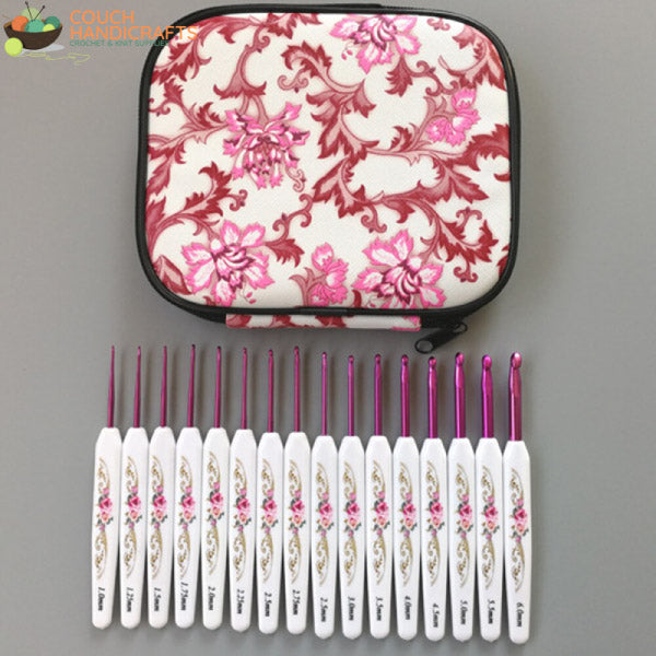 Classy Retro Pink Bag Set (1-6mm) - Couch Handicrafts