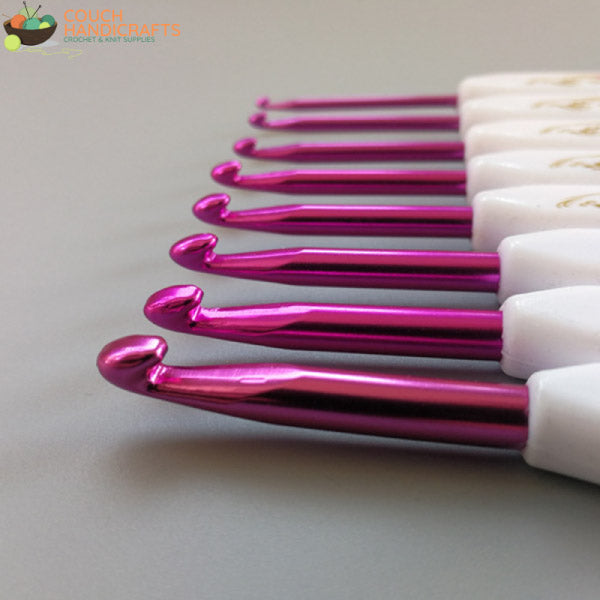Classy Retro Pink Bag Set (1-6mm) - Couch Handicrafts