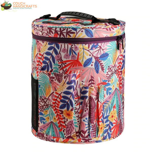 Drum Bag - Couch Handicrafts Floral Pink