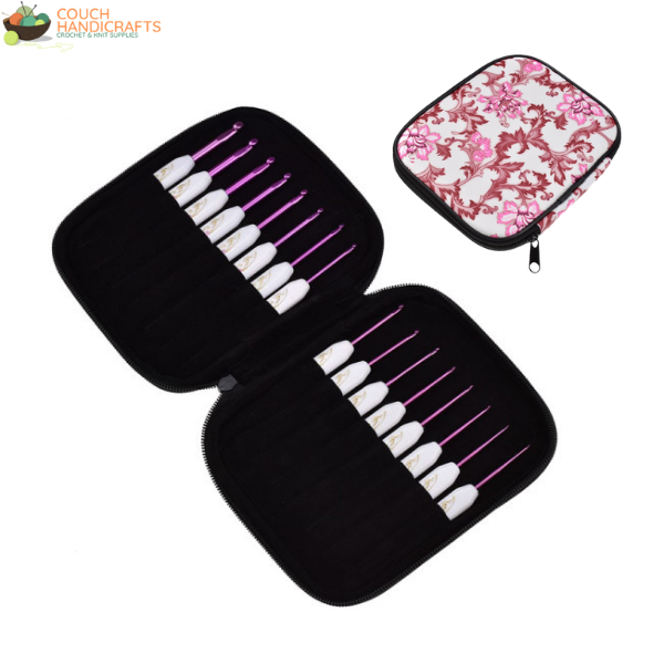 Classy Retro Pink Bag Set (1-6mm) - Couch Handicrafts