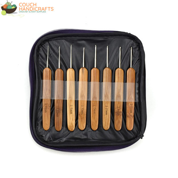 Bamboo Crochet Hooks Case (1.0-10mm) - Couch Handicrafts
