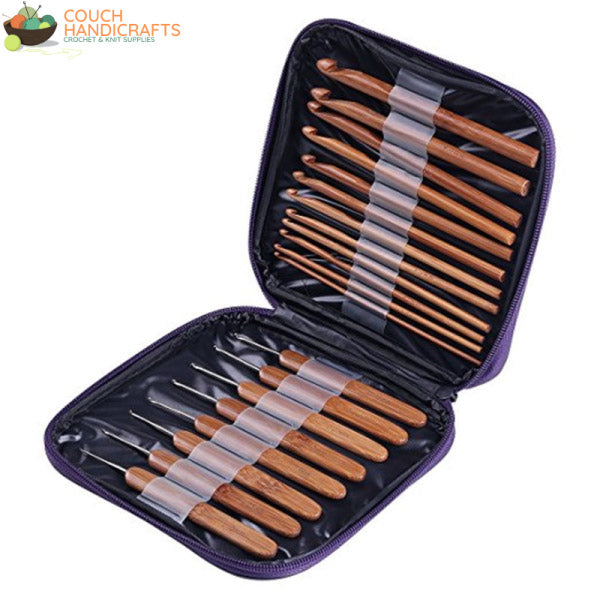 Bamboo Crochet Hooks Case (1.0-10mm) - Couch Handicrafts