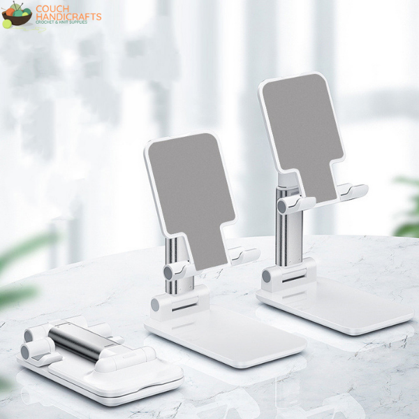 Foldable Mobile Phone/Pad Stand - Couch Handicrafts