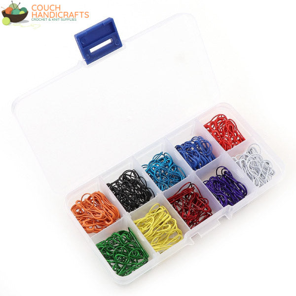 300 Stitch Markers with Box - Couch Handicrafts