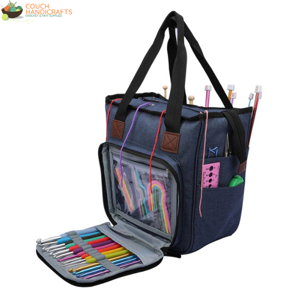 Boxy Bag - Couch Handicrafts Blue