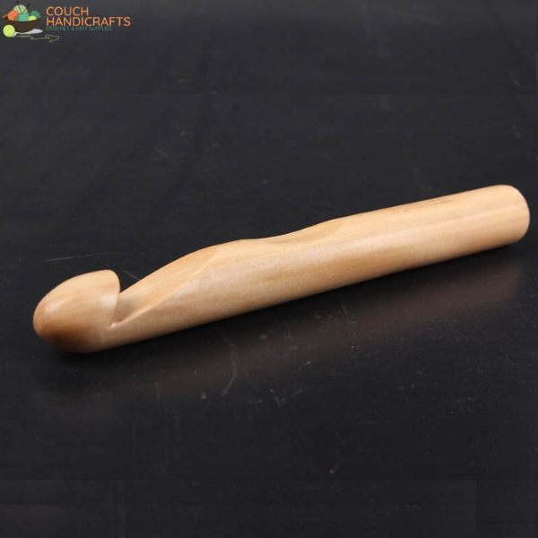 Handmade Jumbo Real-Wood Crochet Hooks (25mm) - Couch Handicrafts