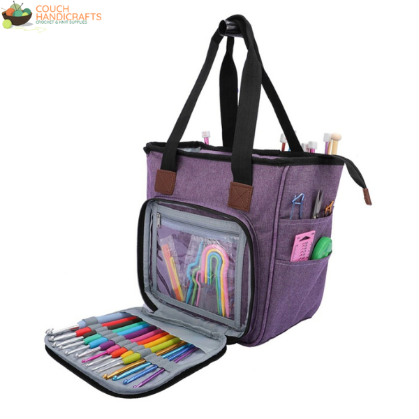 Boxy Bag - Couch Handicrafts Purple