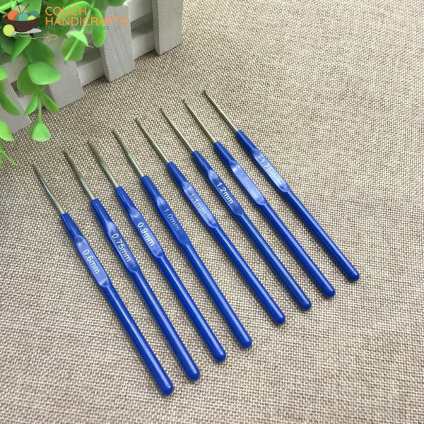 Ergonomic Thread & Lacework Hooks Set (0.6-1.75mm) - Couch Handicrafts