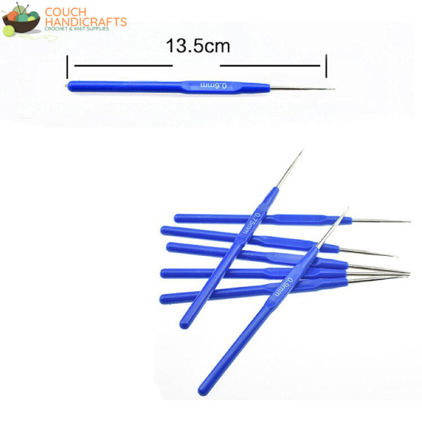Ergonomic Thread & Lacework Hooks Set (0.6-1.75mm) - Couch Handicrafts