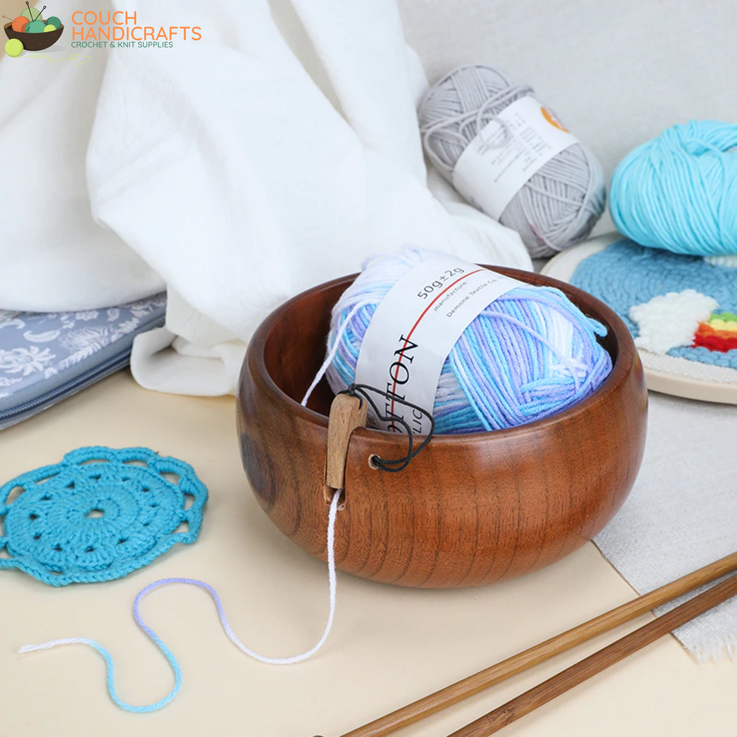 Handmade Yarn Bowl - Couch Handicrafts