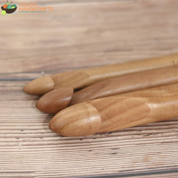 Large Bamboo 1 Piece (15/20/25mm) Crochet Hook - Couch Handicrafts