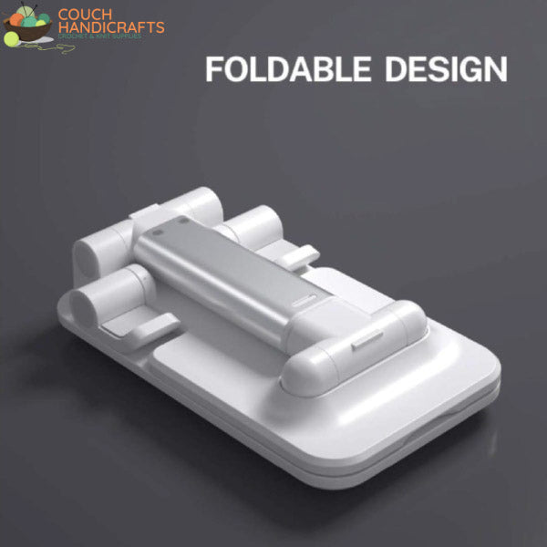 Foldable Mobile Phone/Pad Stand - Couch Handicrafts
