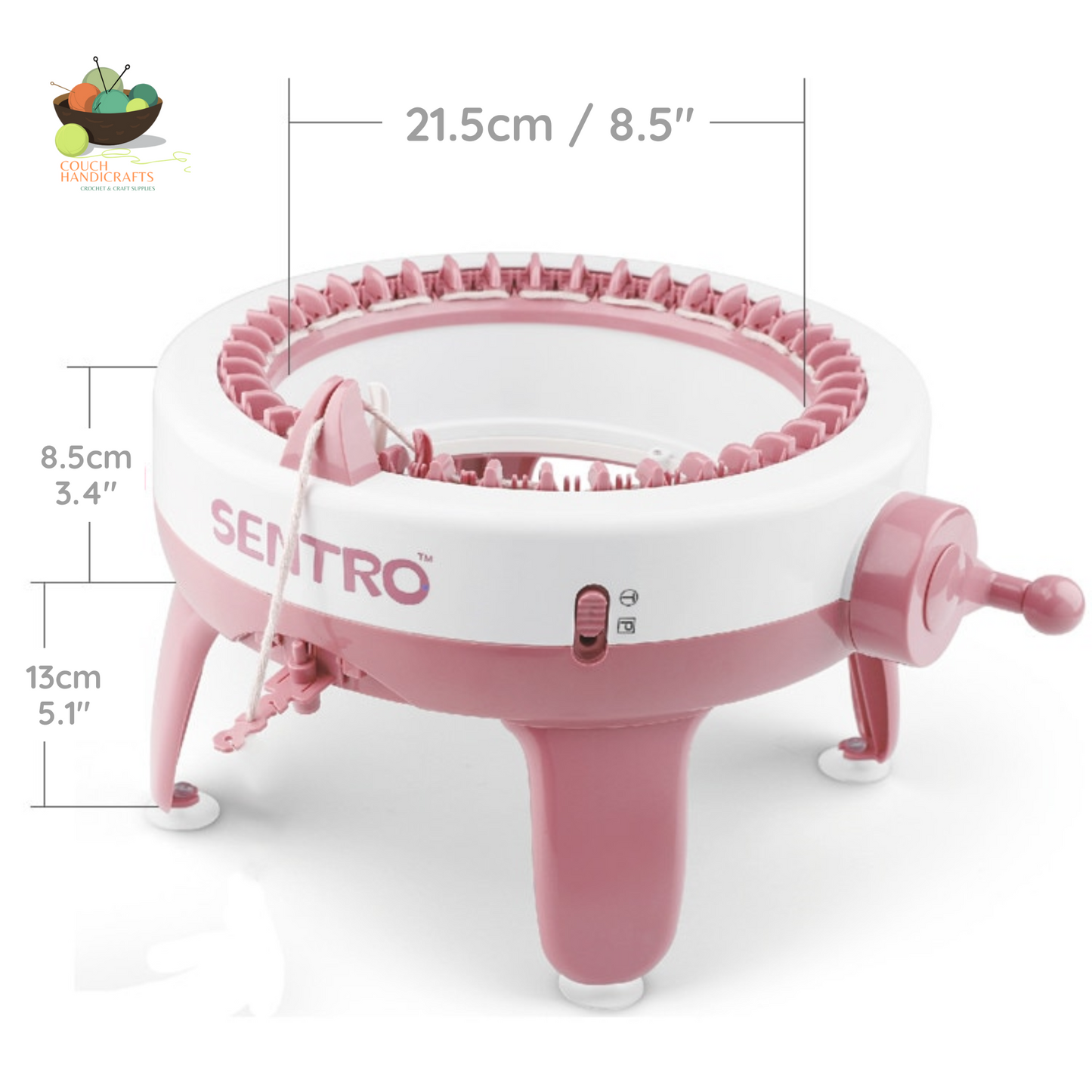 Sentro Knitting Machines with Drill Adaptor - Couch Handicrafts