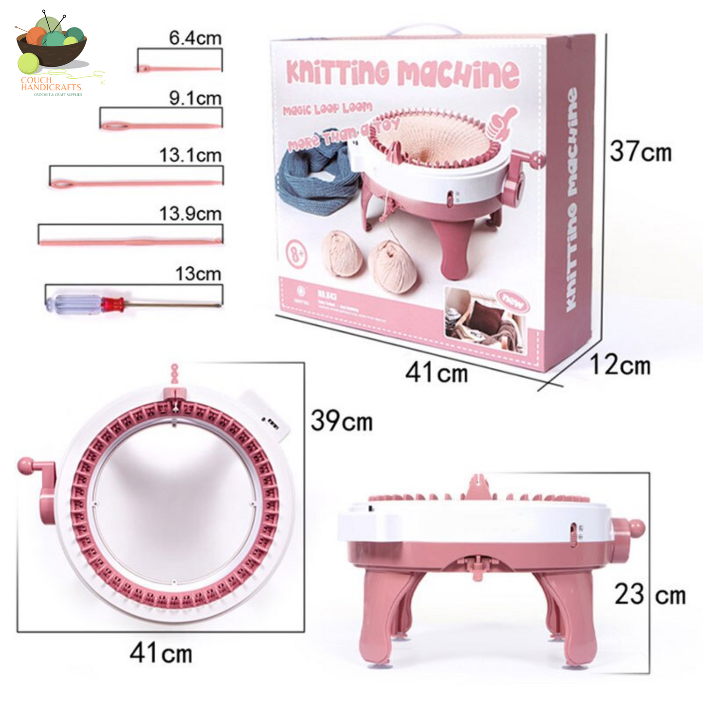 Sentro Knitting Machines with Drill Adaptor - Couch Handicrafts