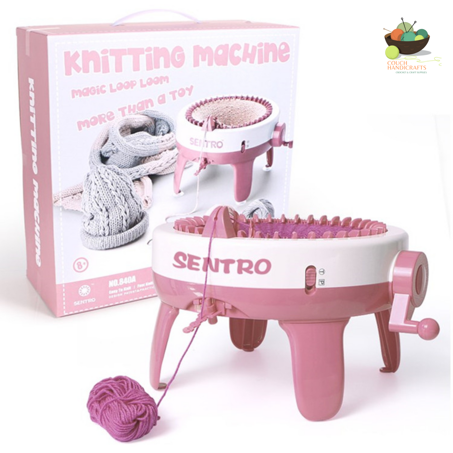 Sentro Knitting Machines with Drill Adaptor - Couch Handicrafts