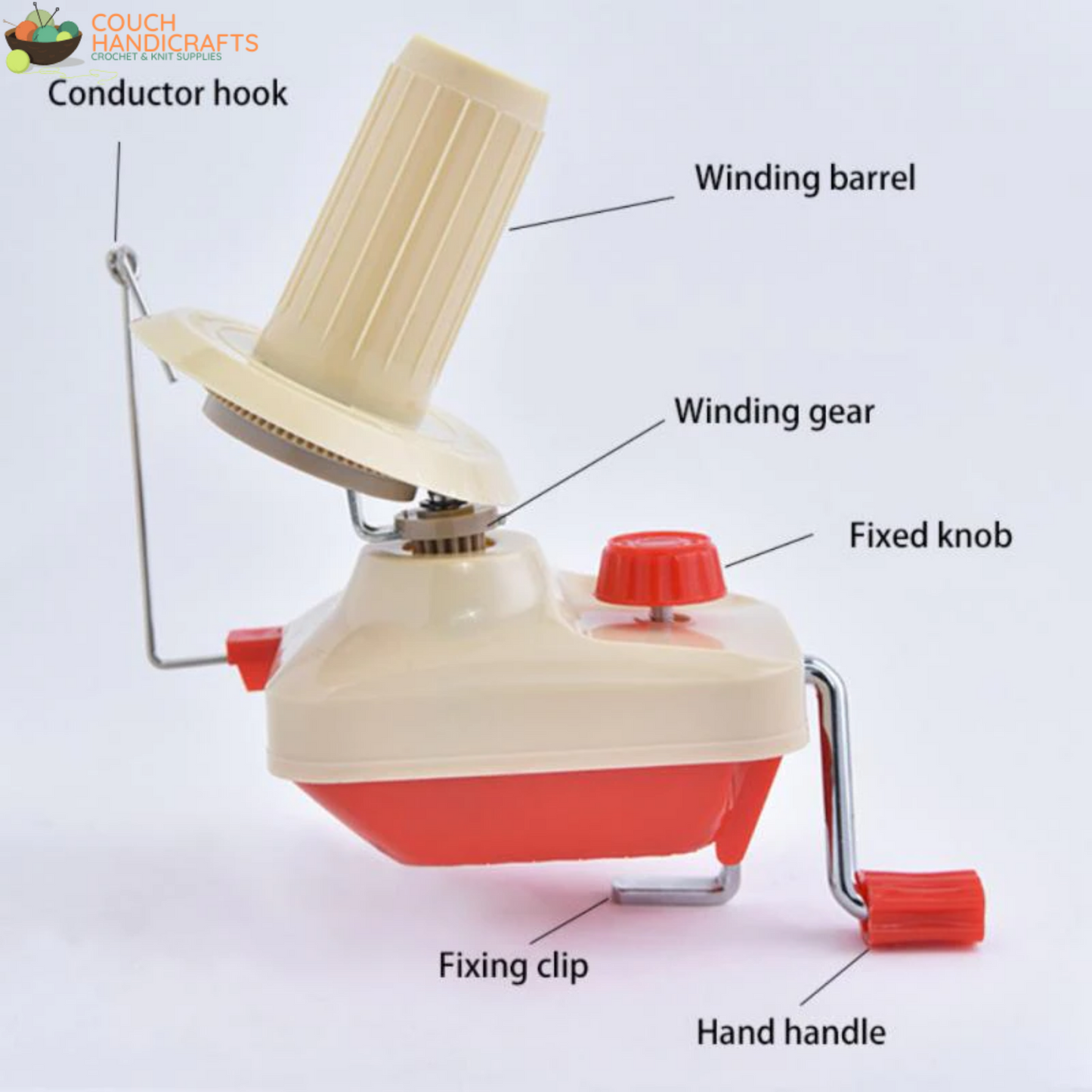 Knitting Yarn Ball Skein and Thread Winder - Couch Handicrafts