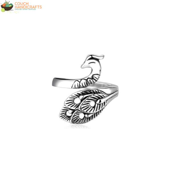 Adjustable Yarn-Tensing Ring - Couch Handicrafts Silver