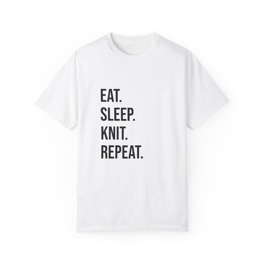 Eat. Sleep. Knit. Repeat. | T-Shirt