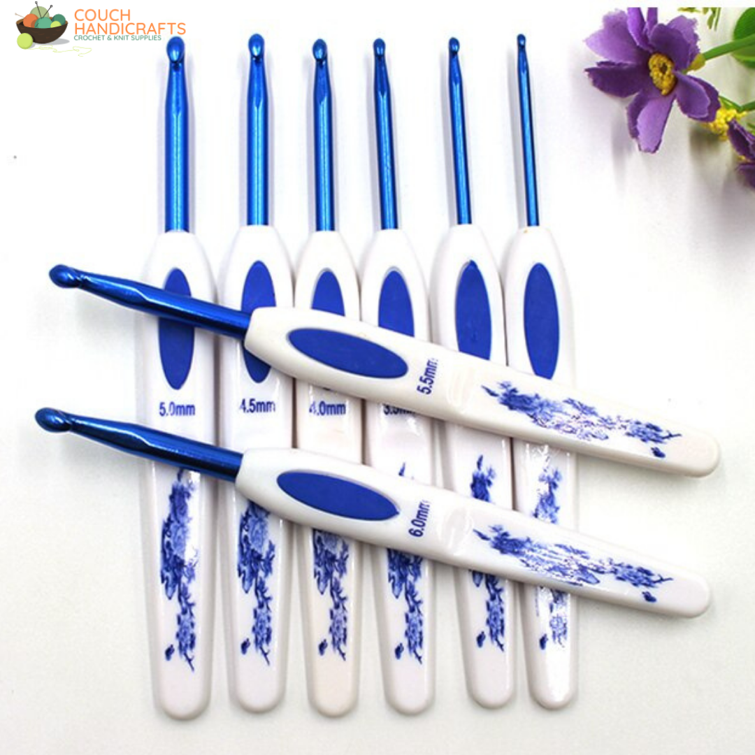 Baroque Blue Bag Set (1-6mm) - Couch Handicrafts