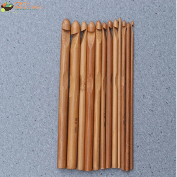 Handmade Bamboo Crochet Hooks Set (3-10mm) - Couch Handicrafts