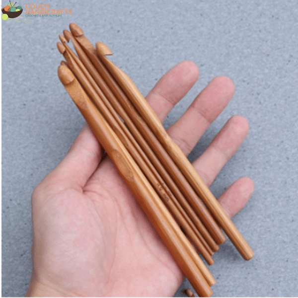 Handmade Bamboo Crochet Hooks Set (3-10mm) - Couch Handicrafts