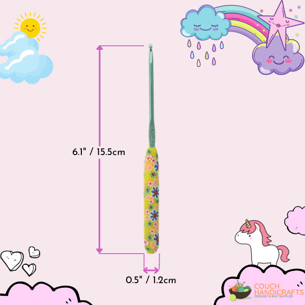 Unicorn Crochet Hooks Set (2-6mm) - Couch Handicrafts